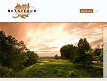 Tablet Screenshot of brantfordgolfandcountryclub.com